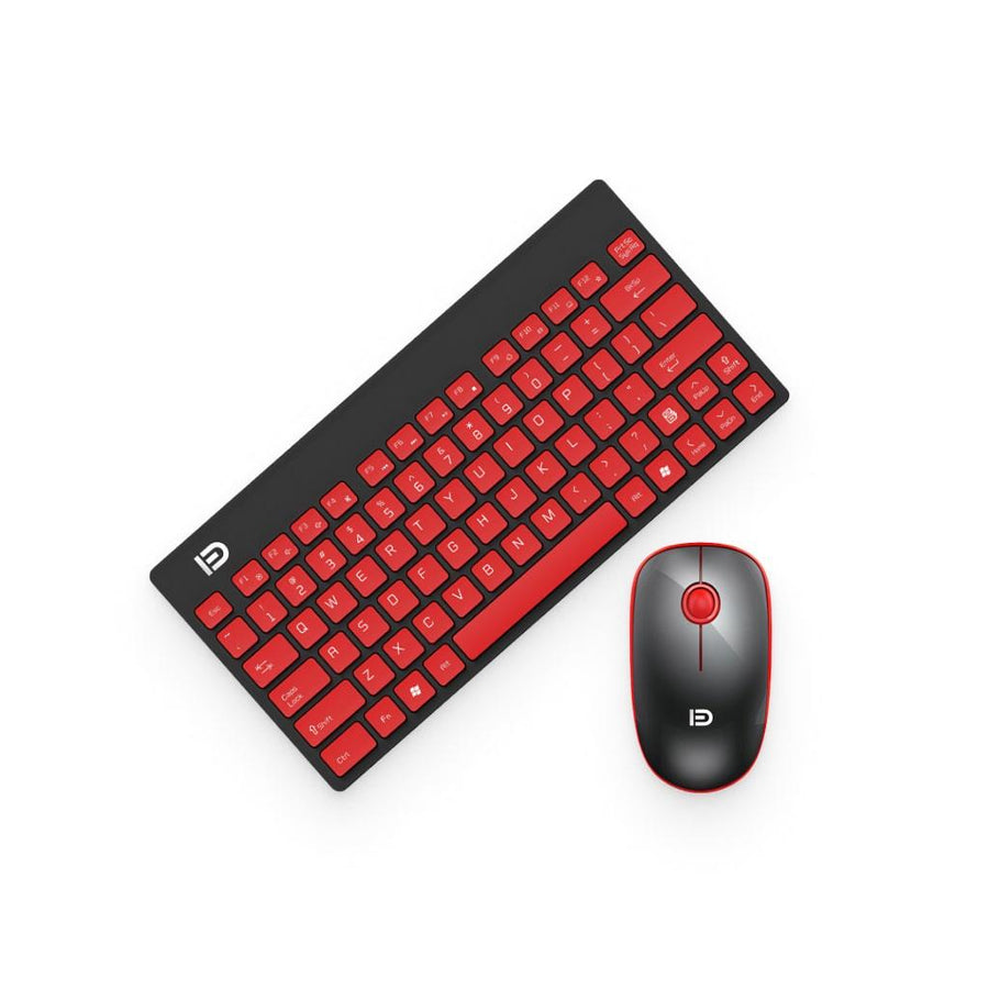 Red Keyboard & Mouse Set - Trendha