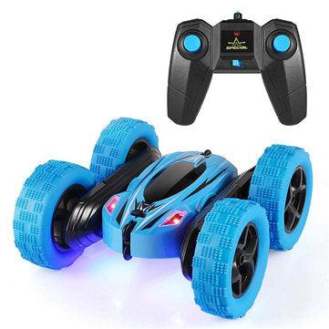 JJRC D828 1/24 2.4G 4WD Double-Sided Stunt Rc Car 360° Rotation W/ LED Light Toy - Trendha