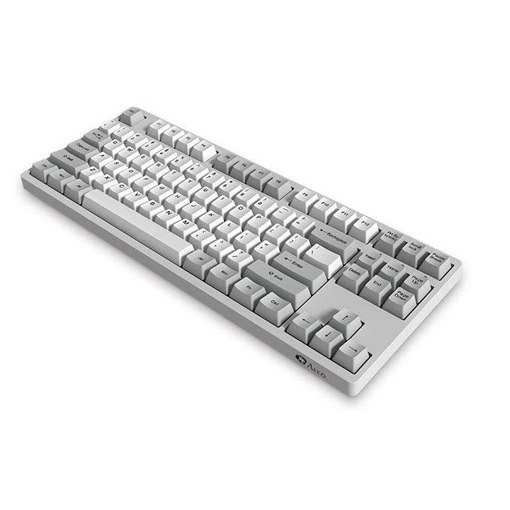 AKKO 3087 V2 Silent Mechanical Keyboard 87 Keys Wired Morandi Grey AKKO Switch PBT Keycap Gaming Keyboard - Trendha