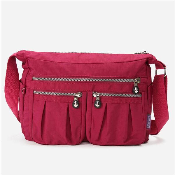 Women Nylon Light Weight Bags Casual Outdooors Waterproof Shoulderbags Crossbody Bags - Trendha