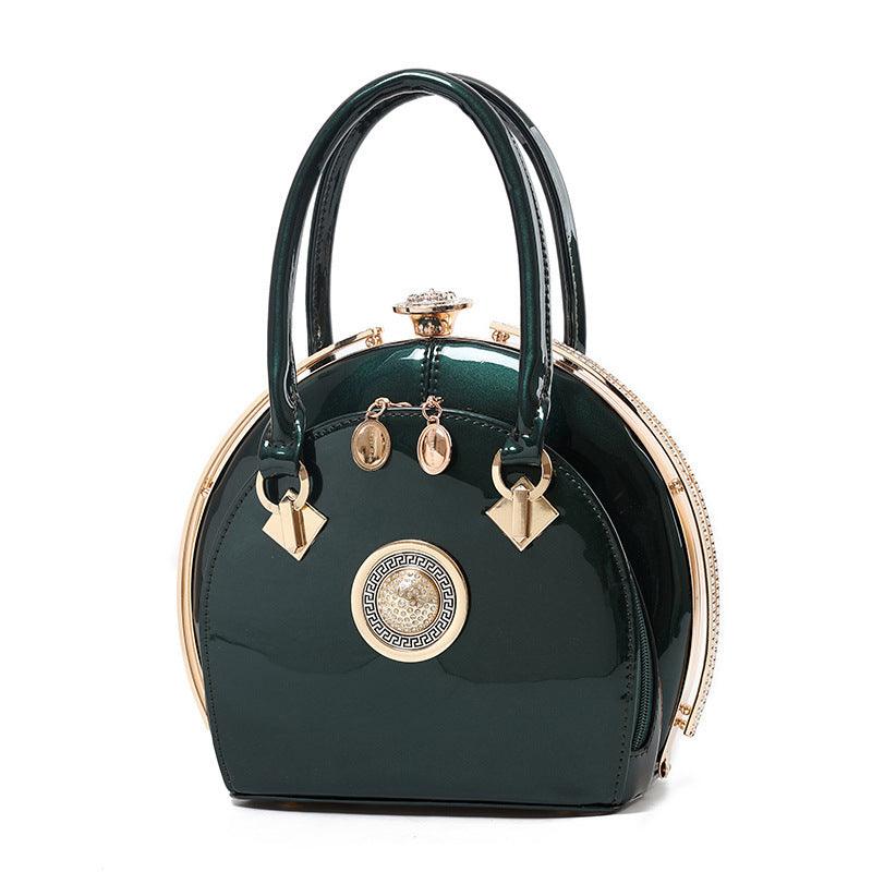 Fashionable High-End Handbags with Bright Leather for a Noble and Trendy Look - Trendha