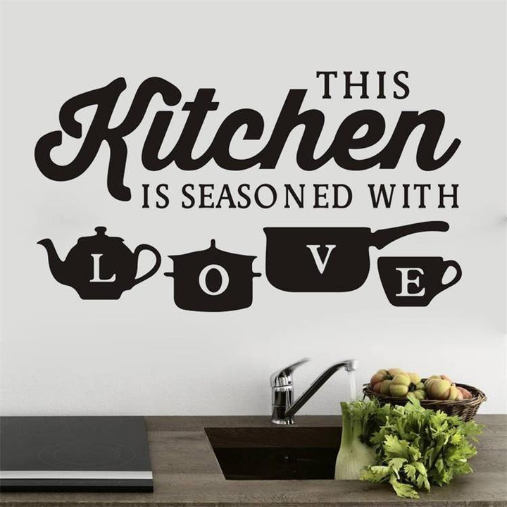 Miico 3D Creative PVC Wall Stickers Home Decor Mural Art Removable Special Kitchen Decor Sticker - Trendha