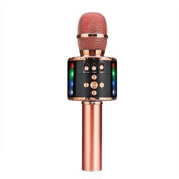 Professional bluetooth Wireless Handheld Microphone Speaker KTV Karaoke Mic Music Player Singing Recorder - Trendha