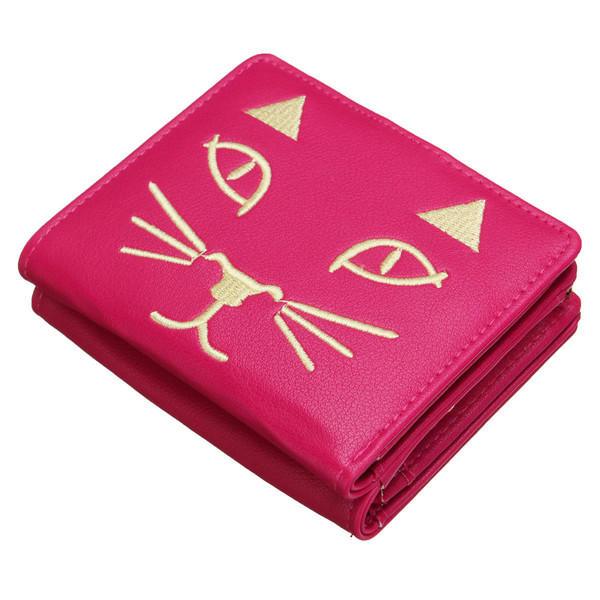 Women Cute Cat Short Wallet Ladies Lovely Animal Hasp Purse Card Holder Coin Bags - Trendha