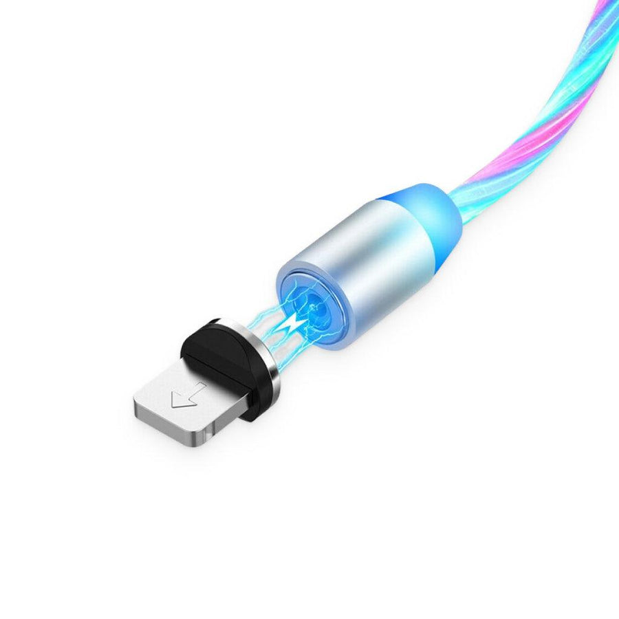 Blue LED 3-in-1 USB Charging Cord - Trendha