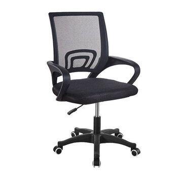 Office Mesh Chair Ergonomic Swivel Mid-back Computer Desk Seat Nylon Base Adjustable Lifting Chair Home Office Furniture - Trendha