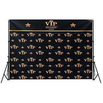 5x3FT 7x5FT Black Red Carpet Event VIP Pattern Photography Backdrop Studio Prop Background - Trendha