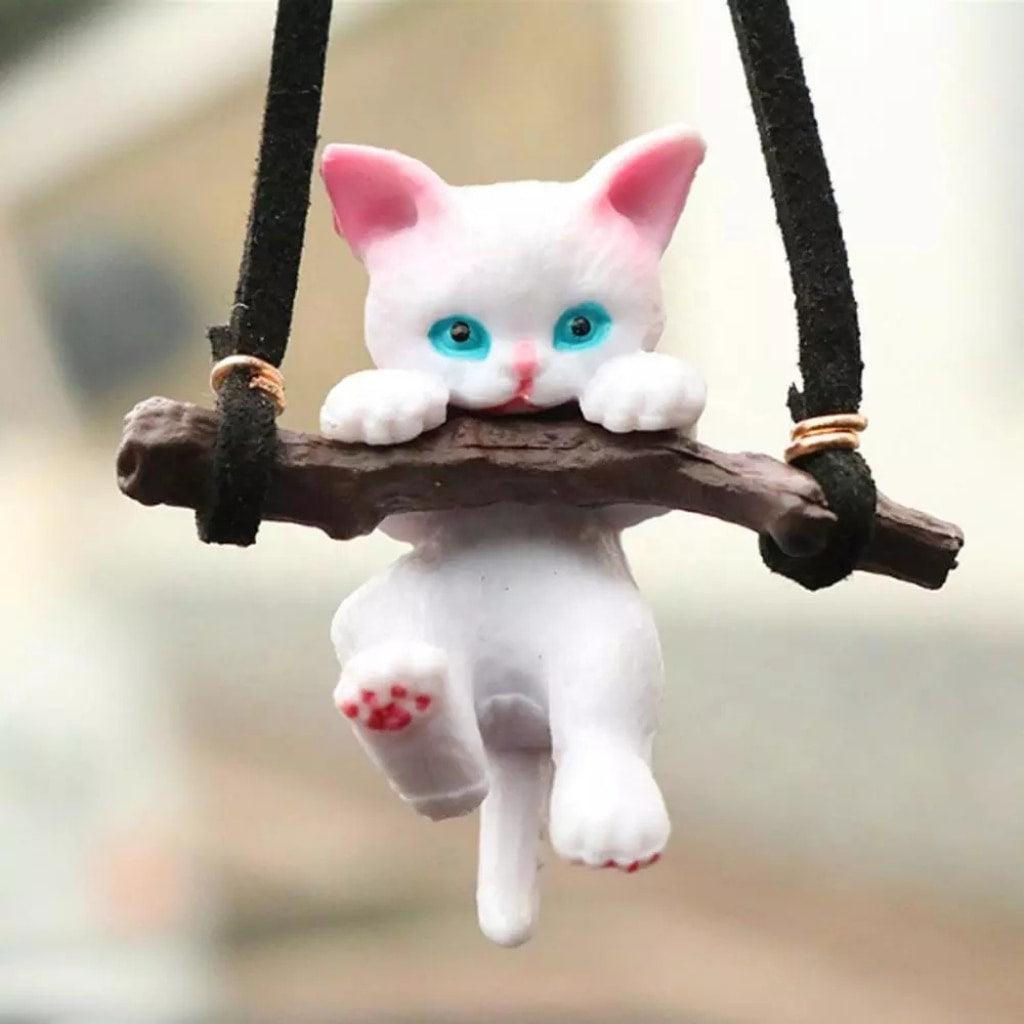Clinging Cat Pendant Charm - Trendha