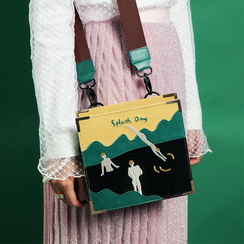 Vintage Velvet Bag Canvas Embroidery Vintage Messenger Bag Women In The 2020 Series Of One Day - Trendha