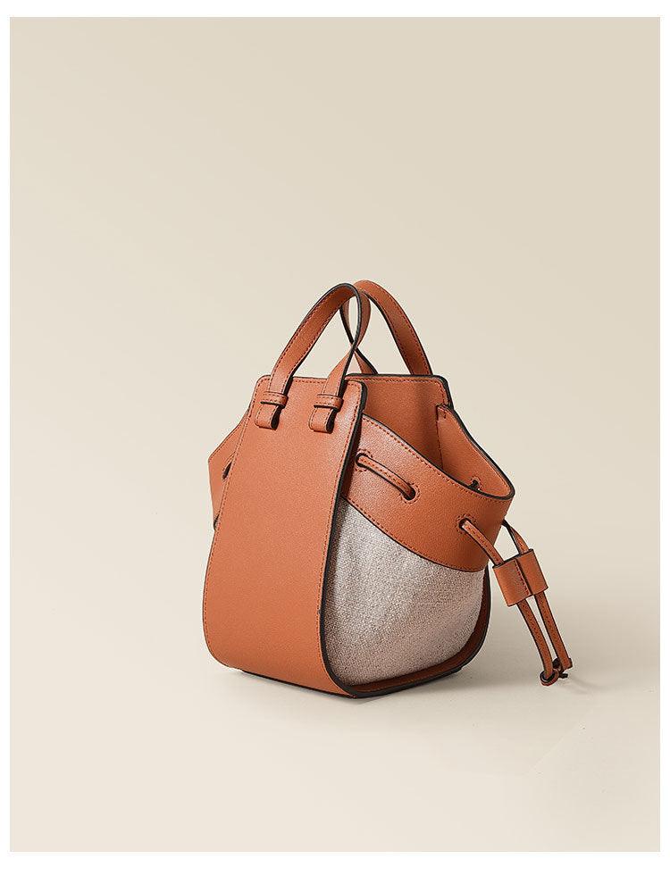 Drawstring Bucket Bag Shoulder Portable Messenger Fashion Women - Trendha