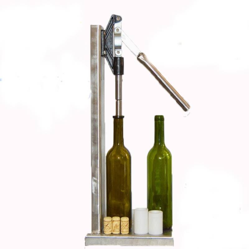 Stainless Steel Manual Bottle Corking Machine Home Brew Wine Bottle Cap Pressing Machine - Trendha