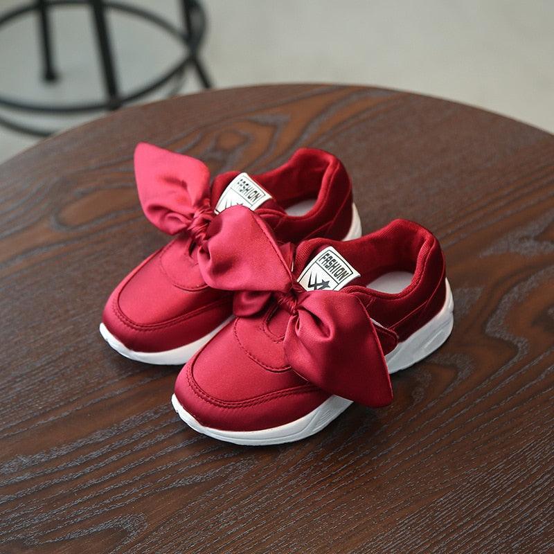 Girl's Shoes With Bow - Trendha