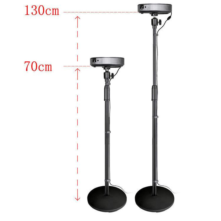 Lekete LKT-824A floor-standing Metal Iron Round Projector Bracket Stand Projector Mount for XGIMI H2 H3 Z6 JMGO P1 P2 G3 G7 J6 Projector - Trendha