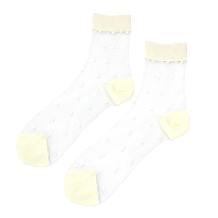 Women Summer Thin Breathable Middle Tube Socks - Trendha