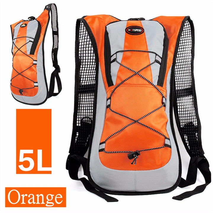 IPRee 5L Running Hydration Backpack Rucksack 2L Straw Water Bladder Bag For Hiking Climbing - Trendha