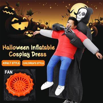 Halloween Party Dress Waterproof Inflatable Cosplay Party Costume With Air Pump for Kids & Adults - Trendha