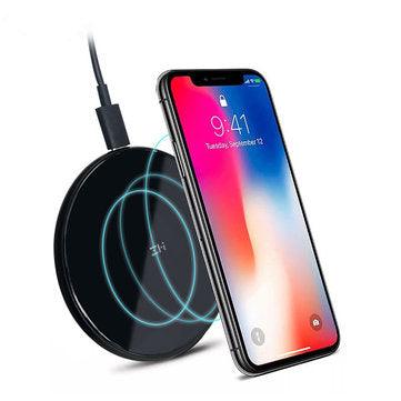ZMI WTX10 2.5D Glass Surface 10W QI Wireless Charger for iphone X /8/8p for Samsung Note8 S9/S9 - Trendha