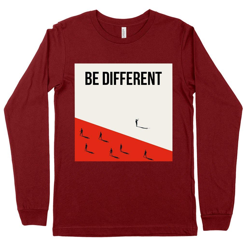 Be Different Long Sleeve T-Shirt - Printed T-Shirts