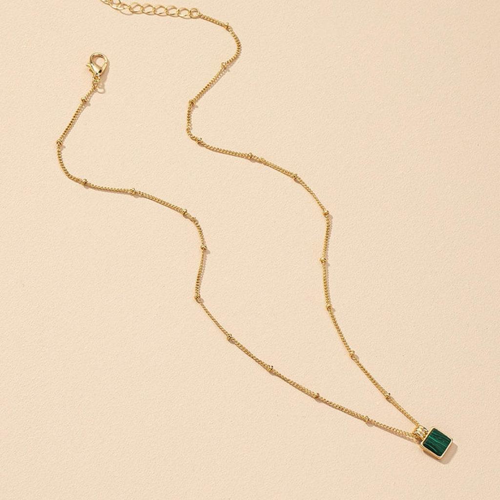 Turquoise Pendant Necklace - Trendha