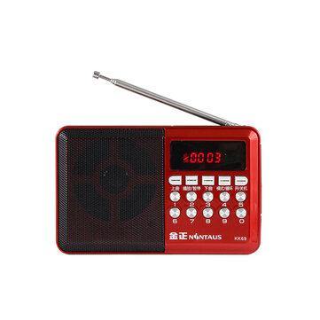 NONTAUS KK69 Mini Portable FM Radio TF Card Speaker MP3 - Trendha