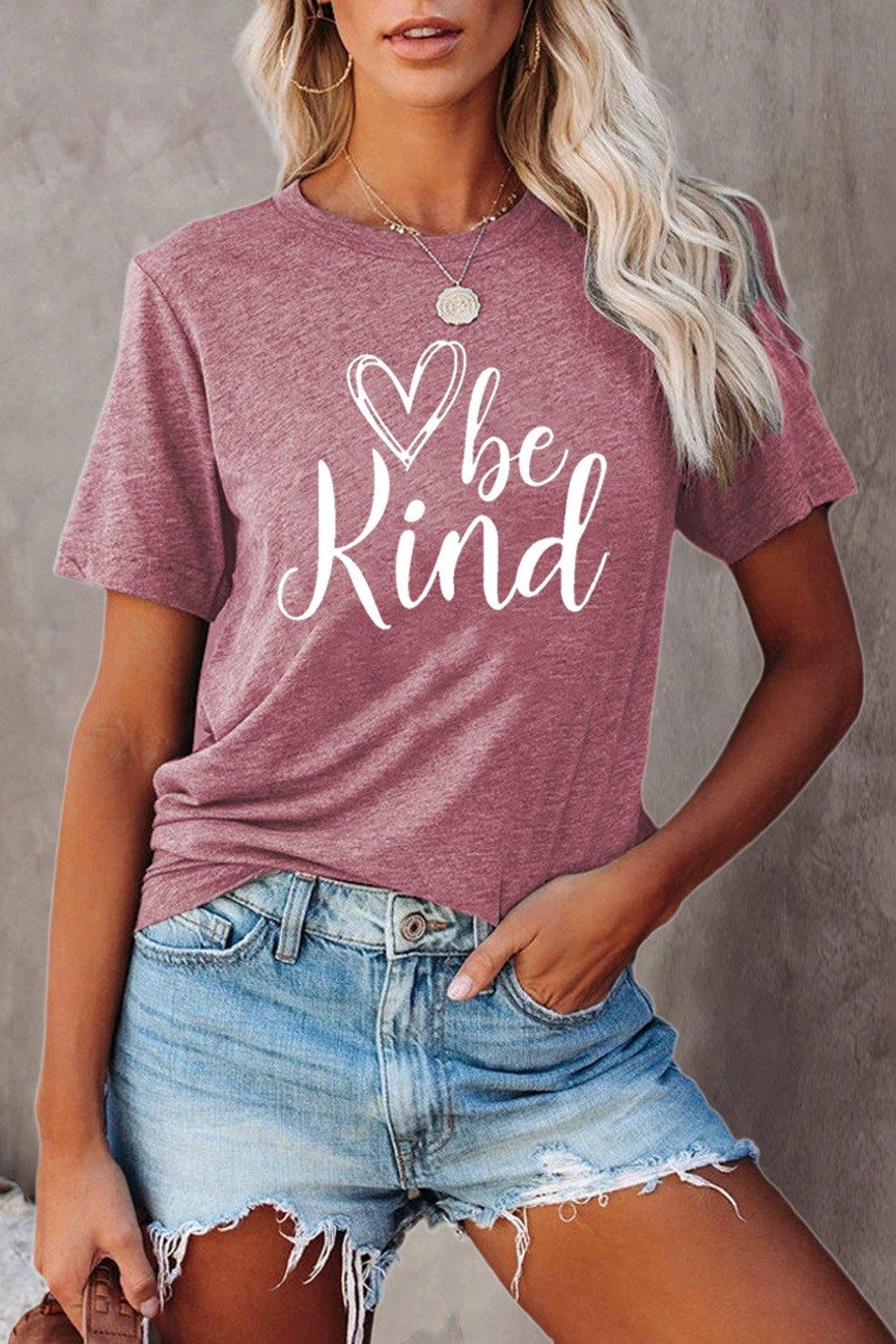 Be Kind Graphic T-Shirt - Trendha