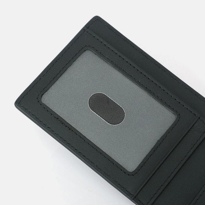 Men Multifunction Business RFID Carbon Fiber US Dollar Clip Card Trade Short Multi-card Slots Wallet - Trendha