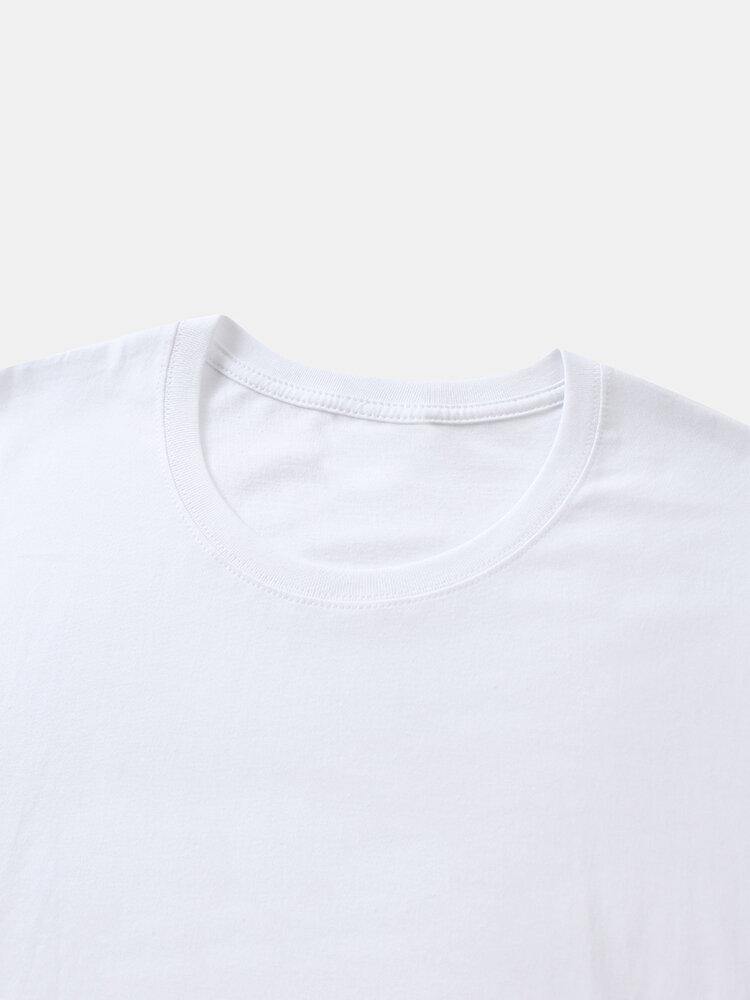 Mens 100% Cotton Easter Rabbit & Carrot Graphic Short Sleeve T-Shirt - Trendha