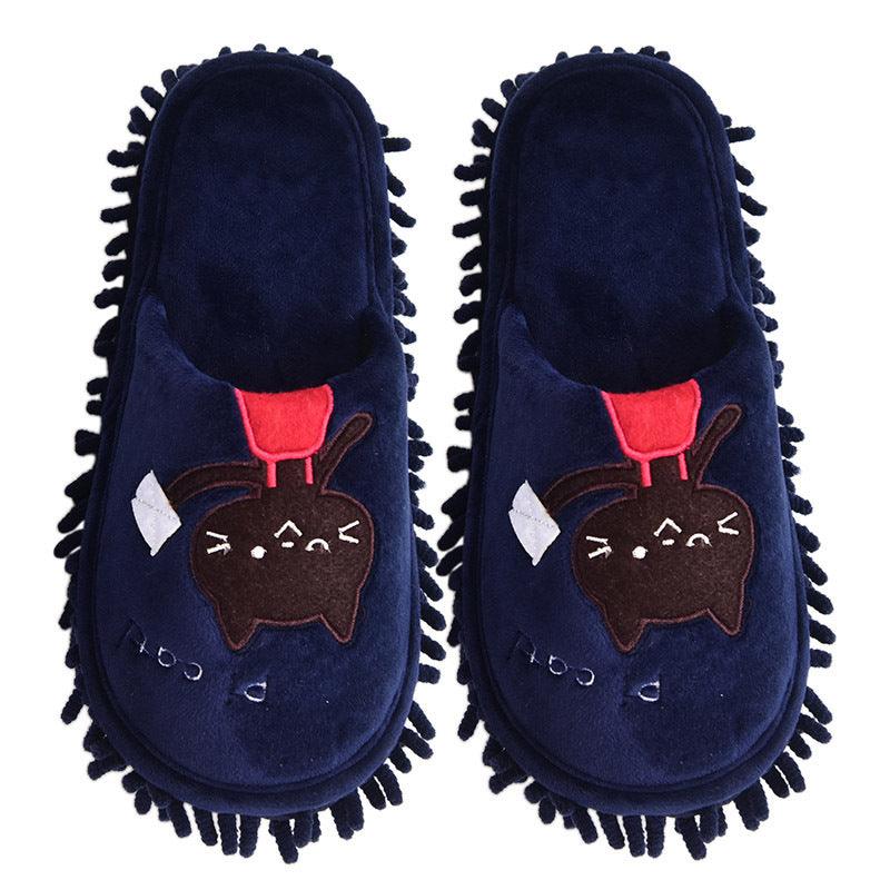 Detachable And Washable Four Seasons Home Mopping Slippers - Trendha