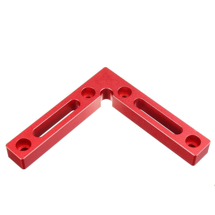 Drillpro Upgrade Aluminium Alloy 90 Degree 120x120mm Precision Clamping Square Woodworking L-Shaped Auxiliary Fixture Machinist Square Positioning Right Angle Clamping Measure - Trendha