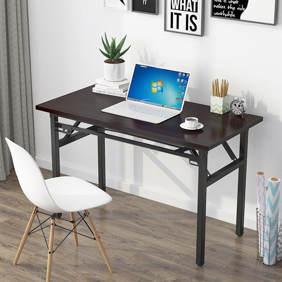 Folding Computer Desk Modern Writing Table For Home Office Study 47 Long - Trendha