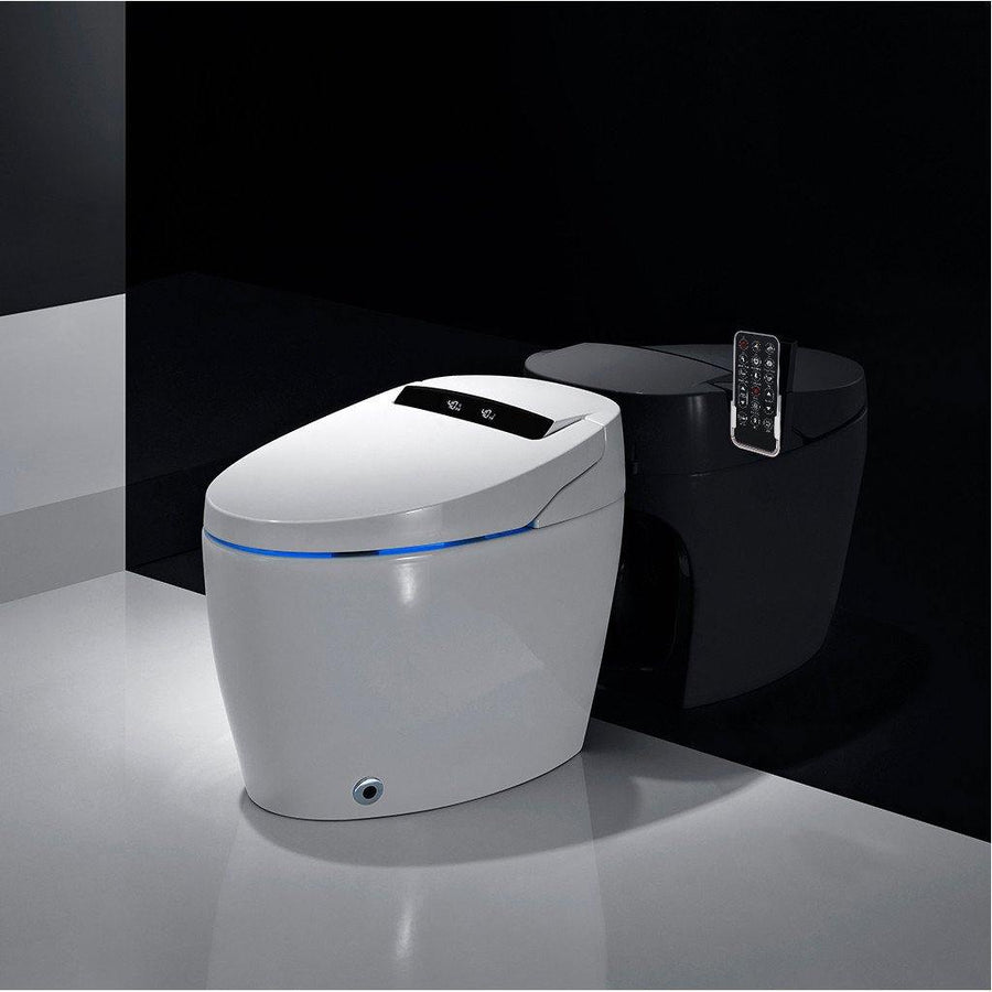 Elongated One Piece Smart Toilet with Advance Bidet And Soft Closing Seat - Trendha
