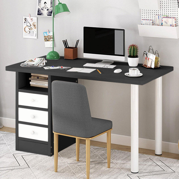 Computer Desk Laptop Study Table Workstation Home Office Furniture W/Drawer - Trendha