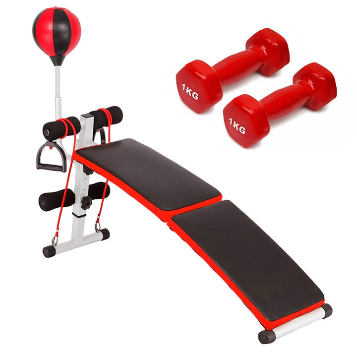 Adjustable/Foldable Utility Bench Weightlifting And Strength Training - Trendha