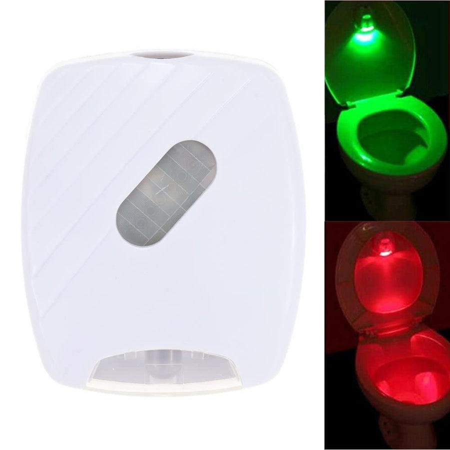 LED Human Motion Activated PIR Light Sensor Toilet Lamp Battery Operated Night Light Bathroom Use - Trendha