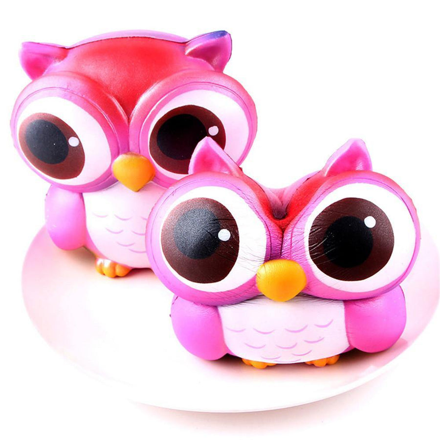 15cm Lovely Pink Owl Cream Scented Slow Rising Toys Collection - Trendha
