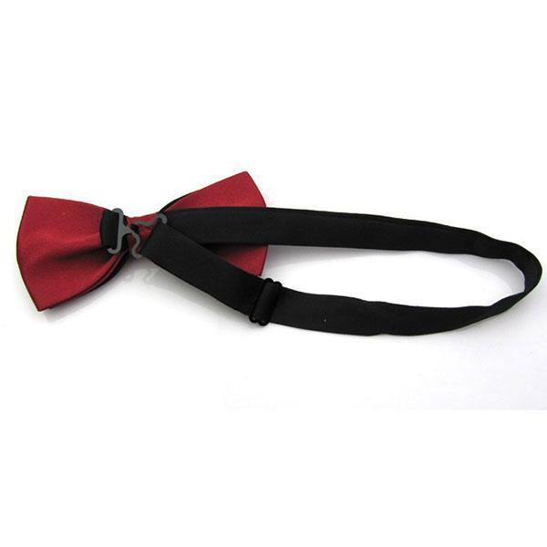 Classic Tuxedo Men's Bowtie Adjustable Wedding Party Solid tie - Trendha