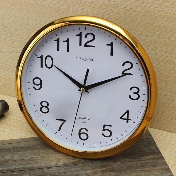 Six Colors Vintage Round Modern Home Bedroom Time Kitchen Wall Clock - Trendha