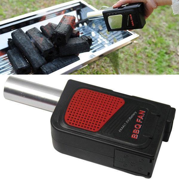Portable Outdoor Barbecue Electric Air Blower BBQ Fire Bellow BBQ Fan Cooking Tool - Trendha