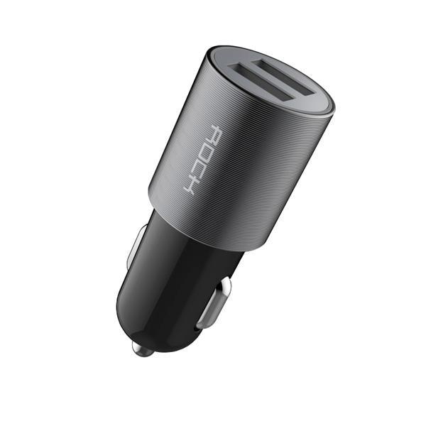 ROCK Motor 2.1A Dual USB Port LED Car Power Charger For Cell Phone - Trendha