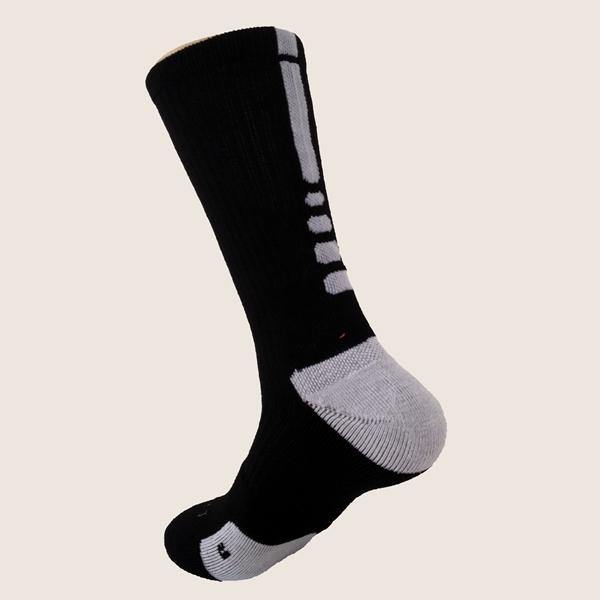 Mens Middle Tube Professional Quick-dry Basketball Sports Socks - Trendha