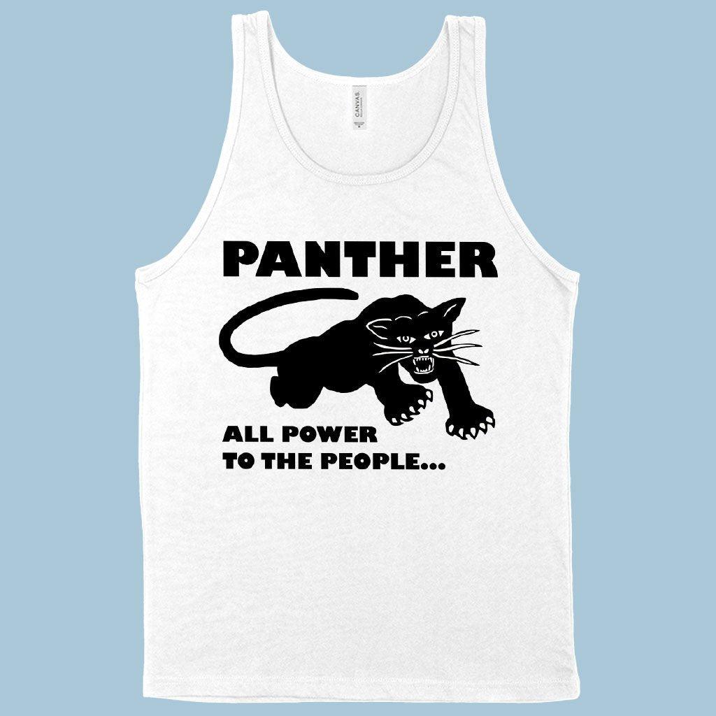 All Power to the People Tank - Black Panther Men's Tank - Panther Graphic Tank - Trendha