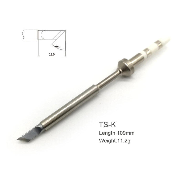 Replacement Black Chrome Tip Soldering Iron Tips for Digital LCD Soldering Iron - Trendha