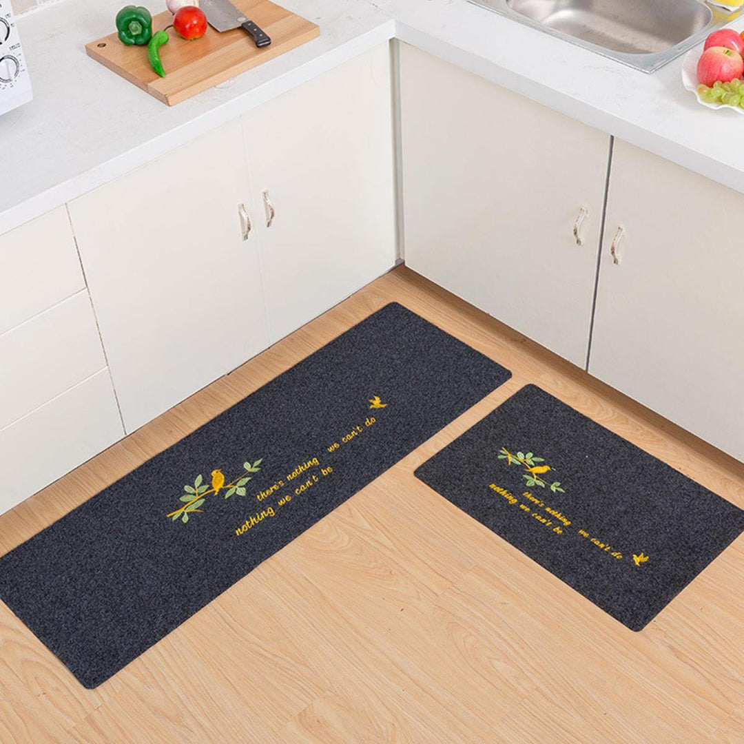 Waterproof Carpet Non Slip Door Floor Carpet Rug Bath Mat Home Kitchen Bathroom - Trendha