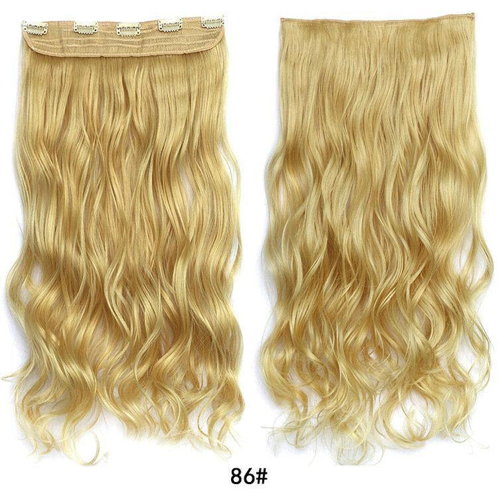 38 Colors Synthetic Hair Extensions 5 Clips False Hair Pieces Long Curly Wig - Trendha