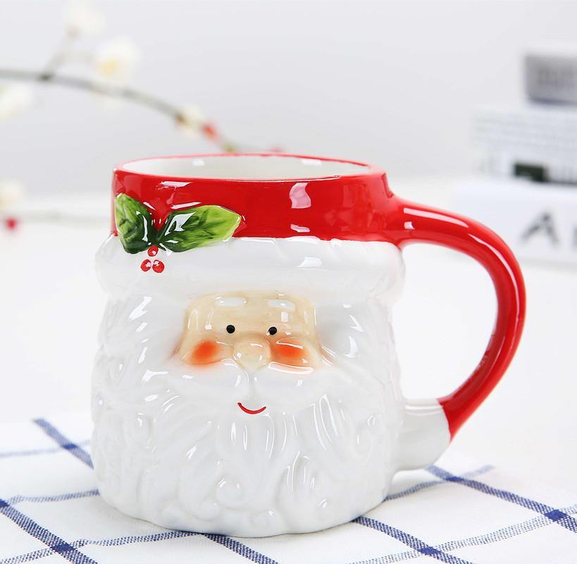 Creative Christmas Gift Ceramic Tea Mugs Water Container Cups And Mugs Top Grade Porcelain Coffee Cup Drinkware - Trendha