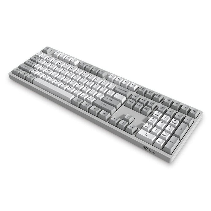 AKKO 3108 V2 Silent 108 Keys Wired Mechanical Keyboard Morandi Grey AKKO Switch PBT Keycap Gaming Keyboard - Trendha