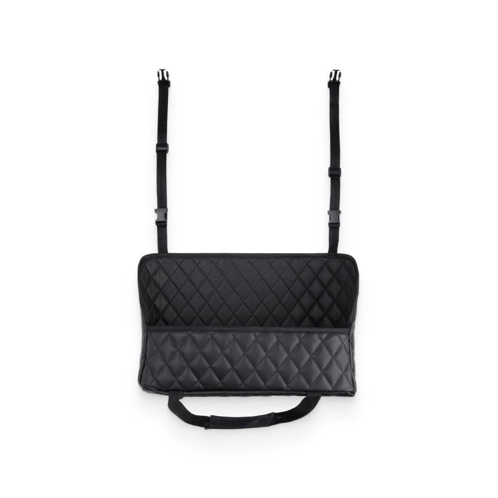 Quilted Polyurethane Leather Storage Bag - Trendha