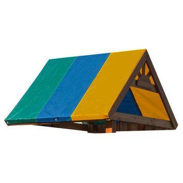 Outdoor Playground Swing Canopy Shade Replacement Tarp Roof Waterproof Cover Camping Tent Sunshade - Trendha