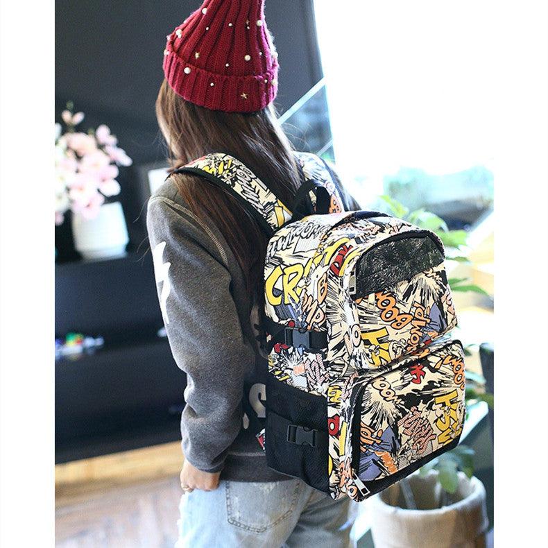 Women's Korean Style Large Capacity Travel Bag Backpack - Trendha