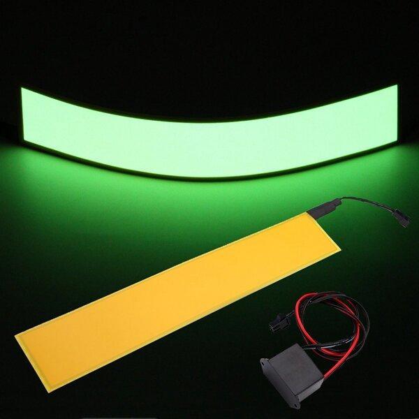 12x2 Inch 12V Flexible Electroluminescent Tape EL Panel Backlight Decorations Light with Inverter - Trendha